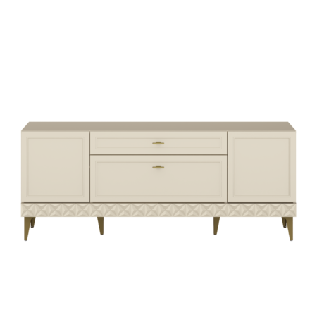 Тумба Марион 16.167 слоновая кость С341 PE, слоновая кость 6898 ПВХ, белый PE шагрень