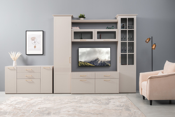 Полка Ричфорд 16.492 Кашемир 5981 BS, Моно керамика D166-2 ПВХ